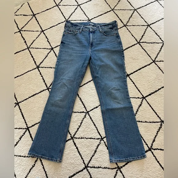 OLD NAVY Flare Ankle High-Rise Denim Jeans w/ secret slim pockets - Picture 1 of 4